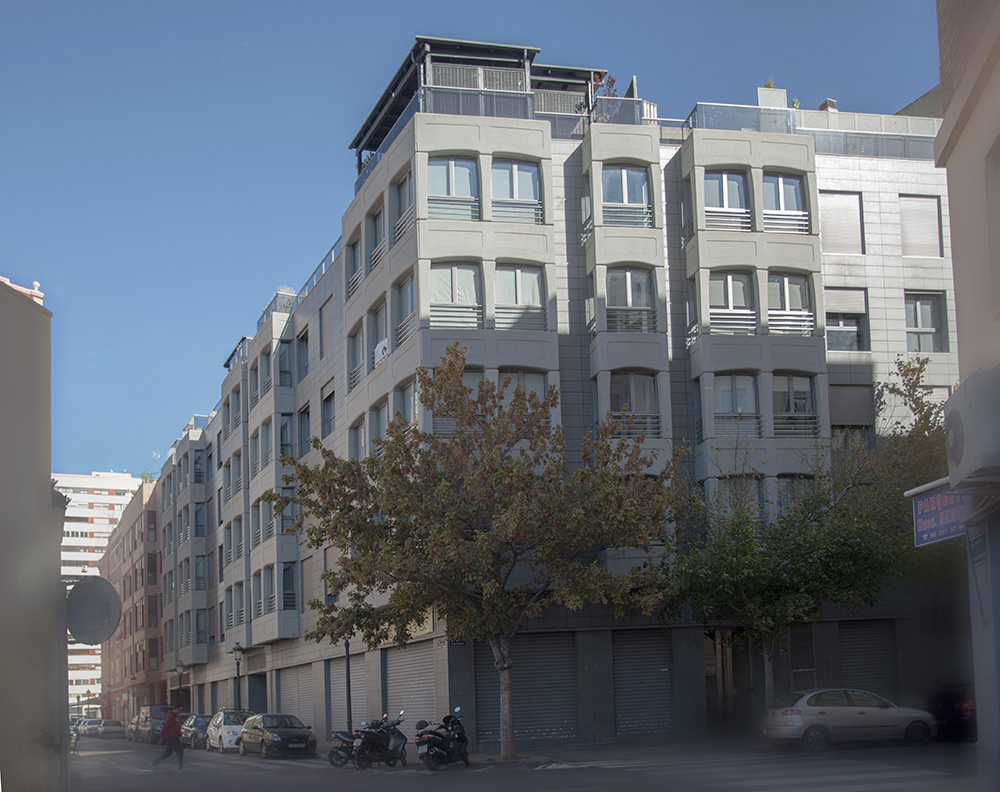 Edificio Miradores en la calle Finlandia