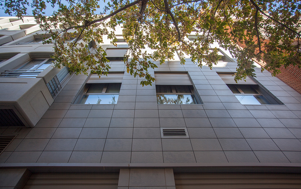 Edificio Miradores en la calle Finlandia