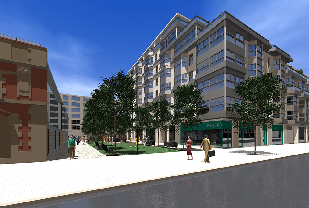 Edificio en la calle Jose Aguilar