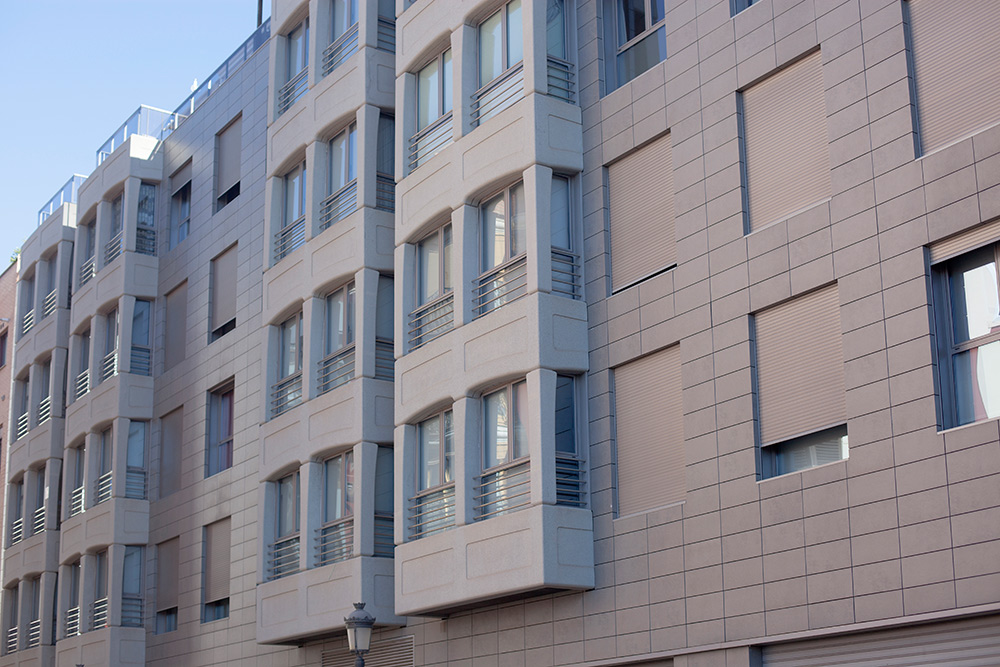 Edificio Miradores en la calle Finlandia